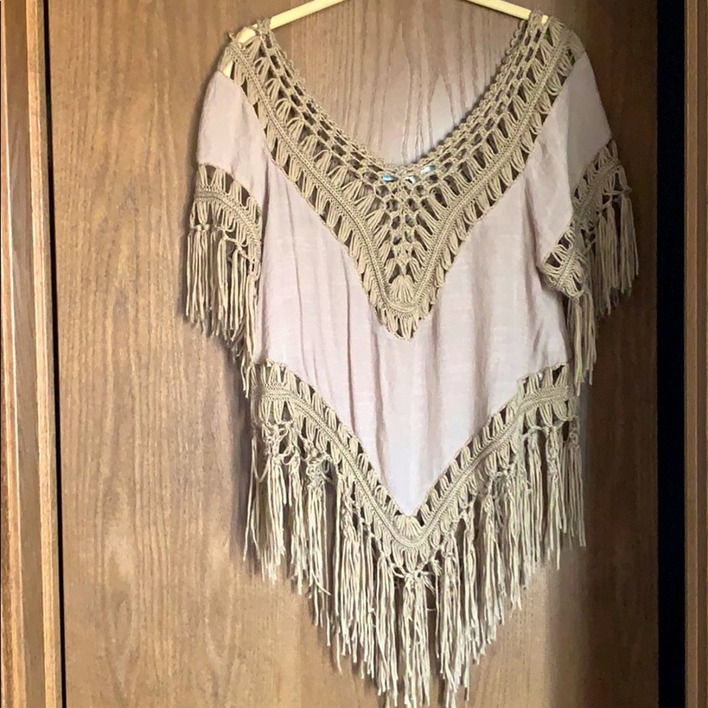 Boho fringe shirt